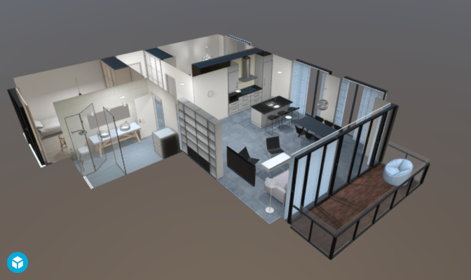 Virtual Reality VR Modelhuset