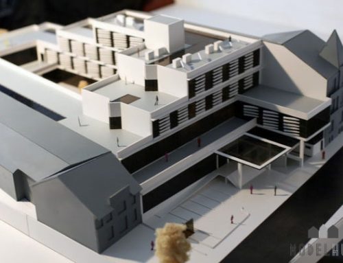Arkitekturmodel Modelhuset Hotelbyggeri